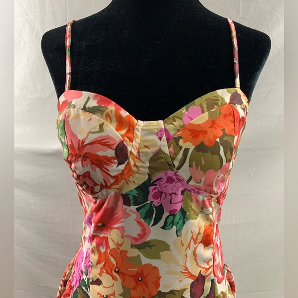 Boho Floral Print Bodice Cami Dress - Picture 7 of 10